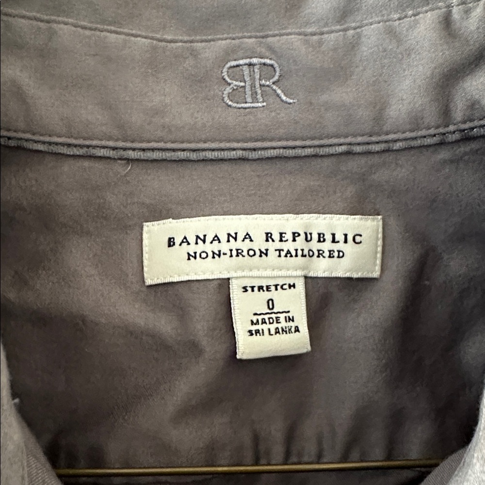 Banana Republic Dark Gray Collared Shirt - Picture 2 of 3